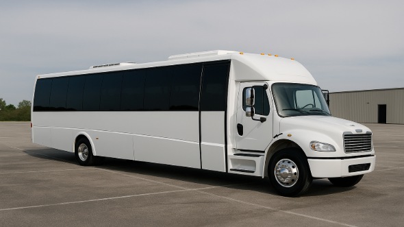 Exterior of Sacramento Party Bus Company's 28 Passenger Party Bus in Sacramento