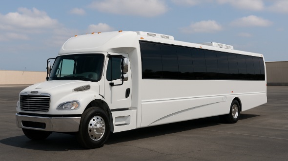 Exterior of Carmichael Party Bus Company's 30 Passenger Party Bus in Carmichael