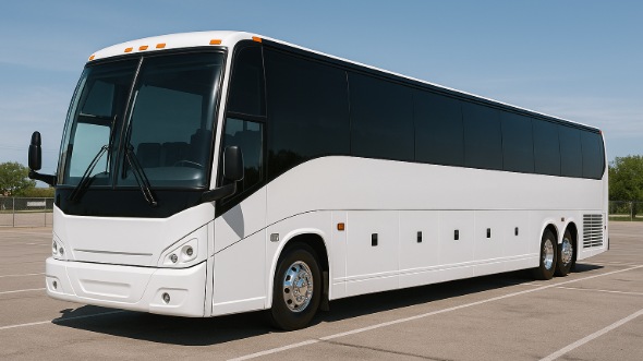 Exterior of Sacramento Party Bus Company's 40 Passenger Charter Bus in Sacramento