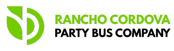 rancho cordova party bus company logo