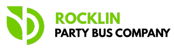 rocklin party bus company logo