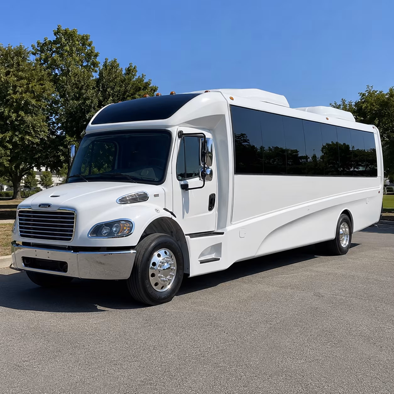 Sacramento Airport Shuttle & Transportation party bus interior
