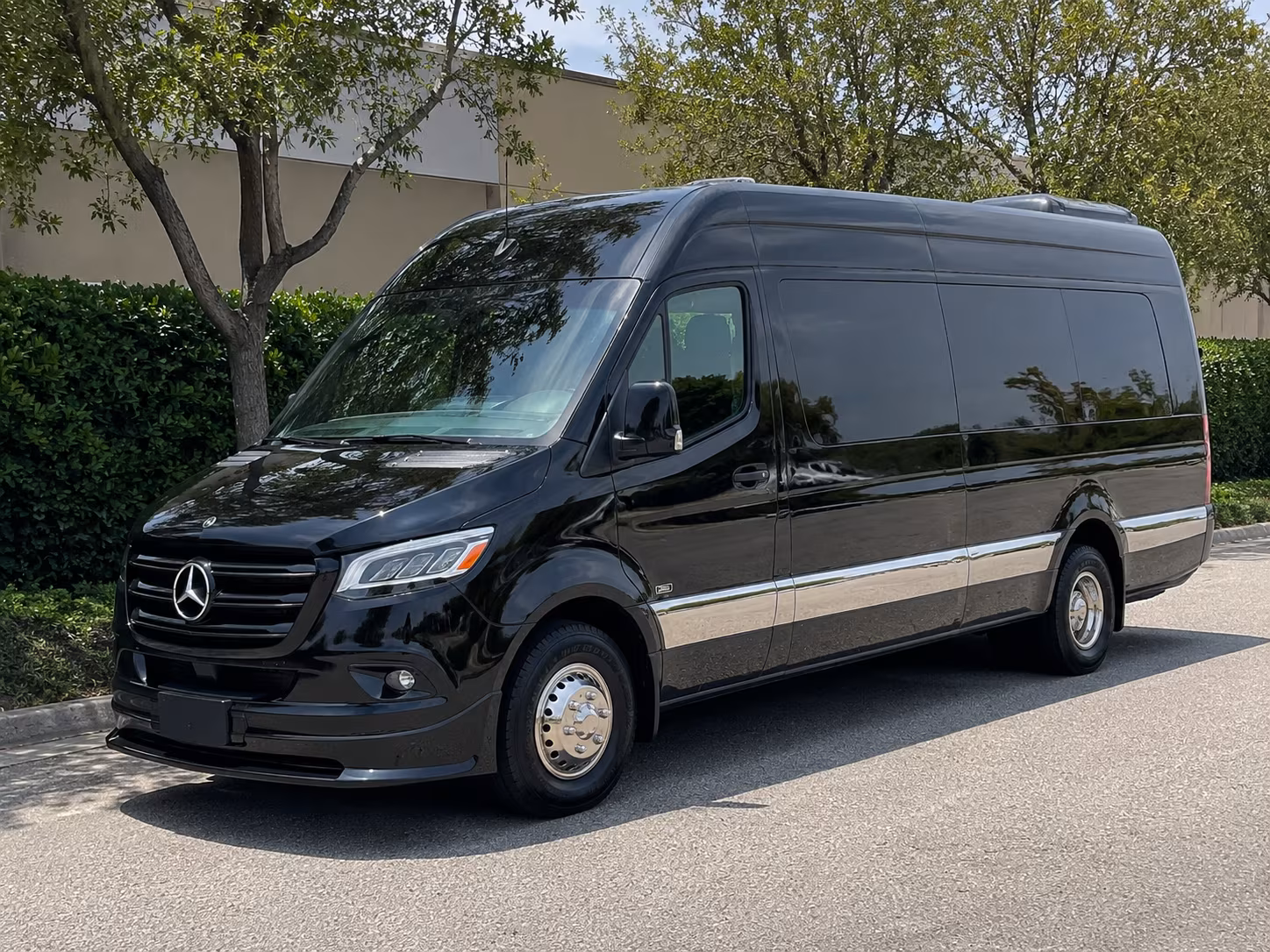 Sacramento Corporate Transportation party bus exterior