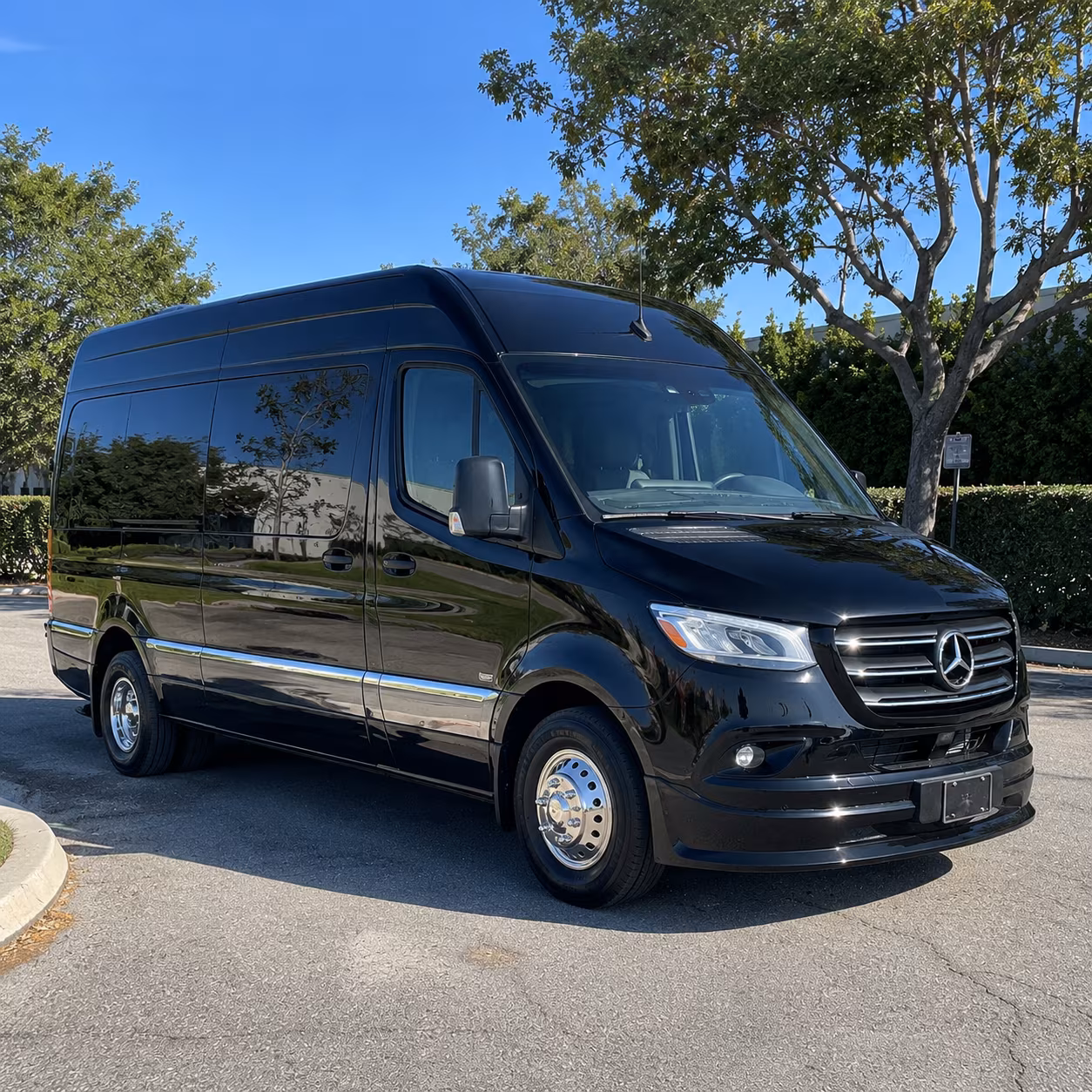 Sacramento Corporate Transportation party bus exterior