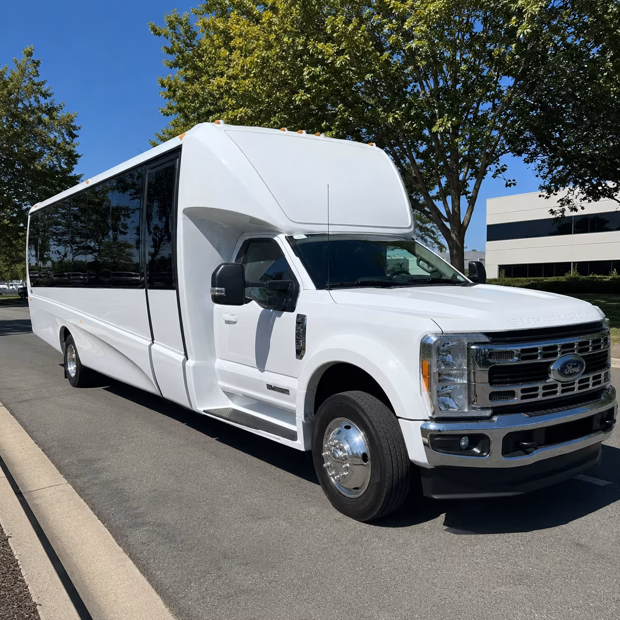 Sacramento Corporate Transportation party bus exterior