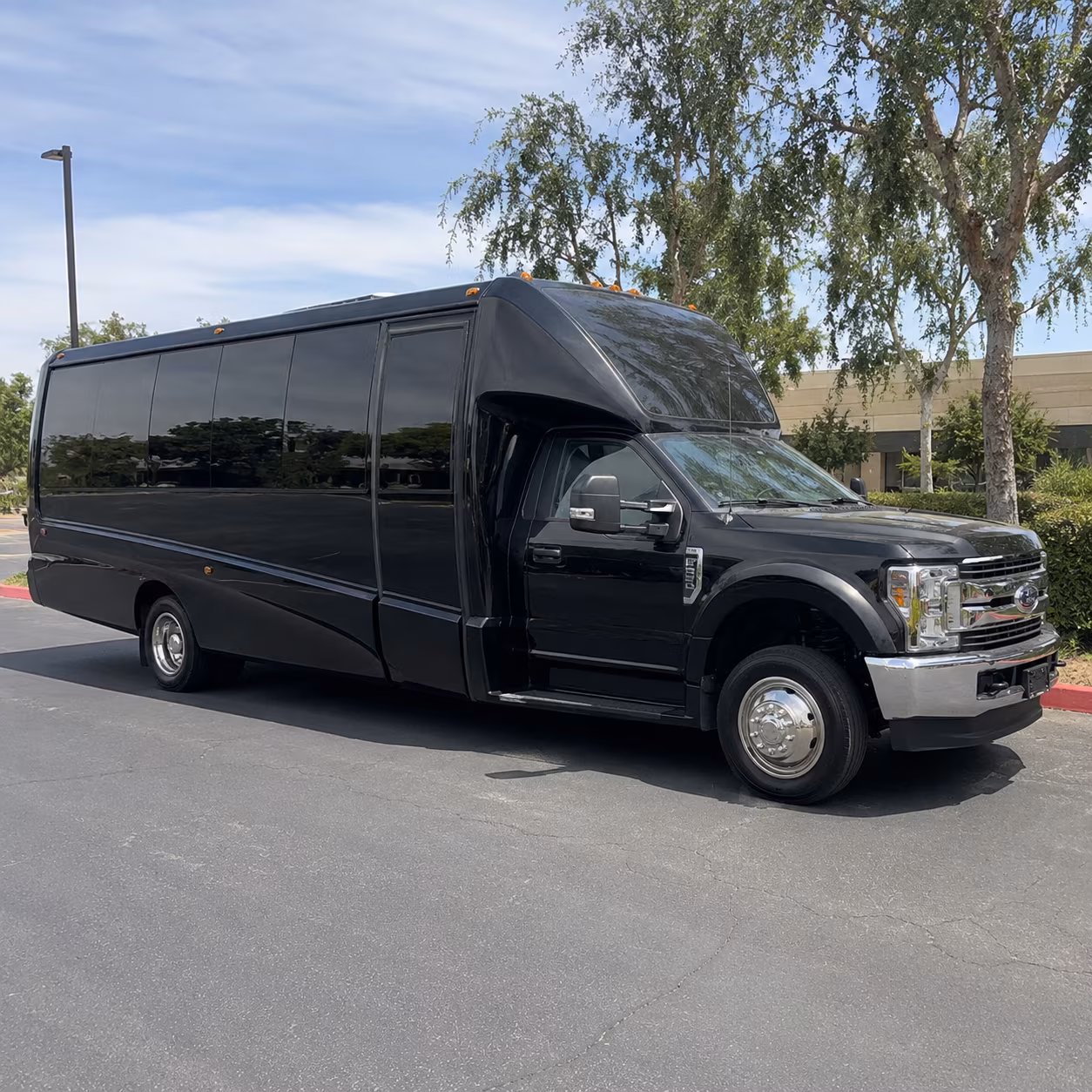 Sacramento Private Event Transportation party bus exterior