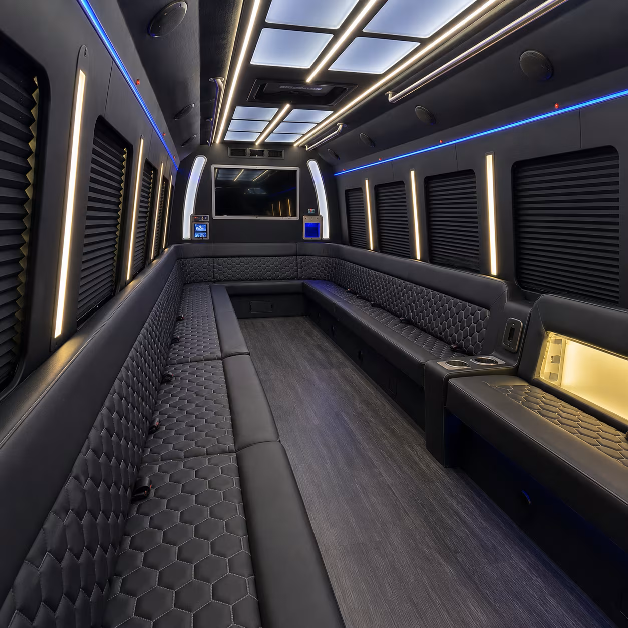 Sacramento Private Event Transportation onboard seating