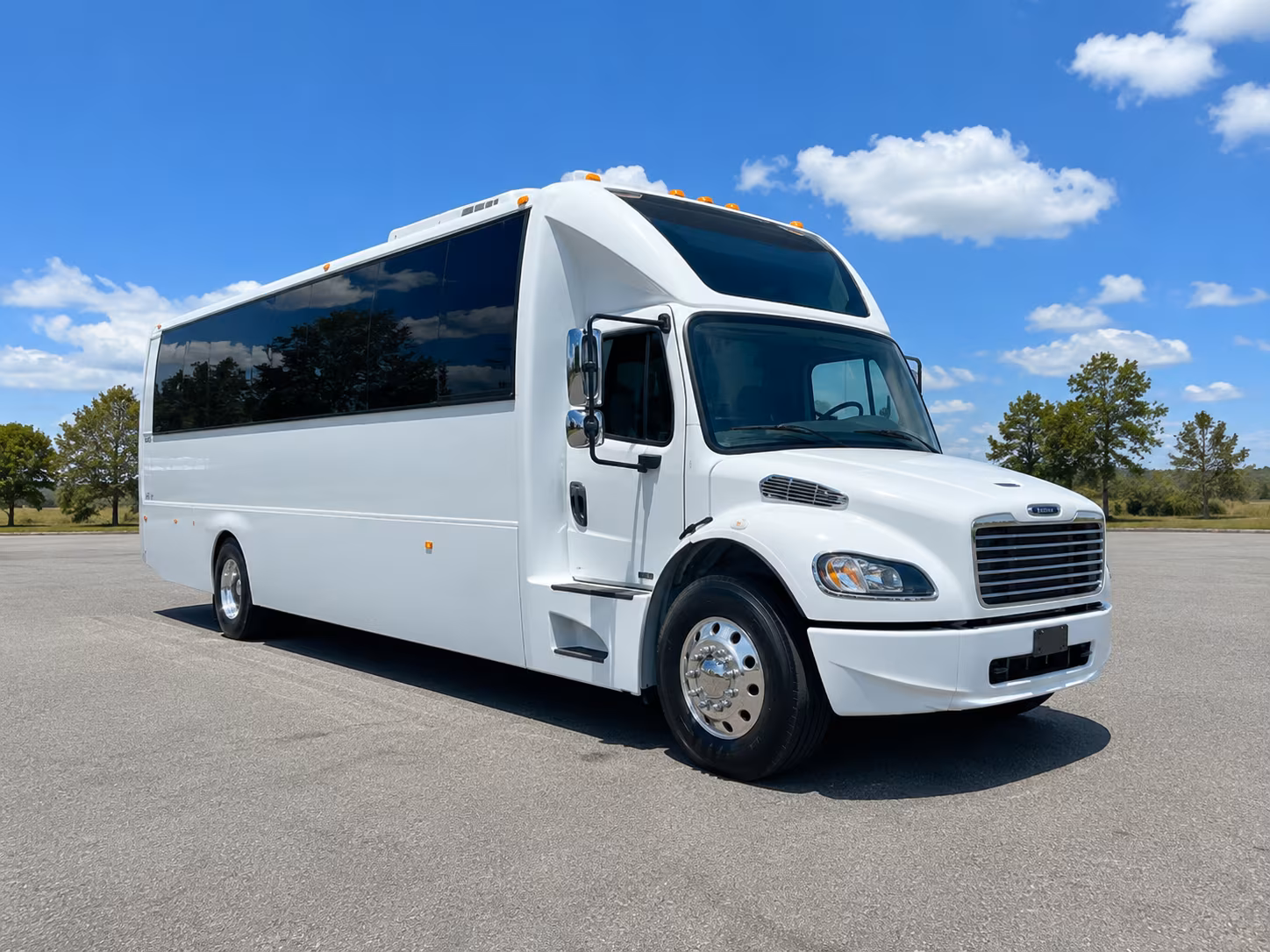 Sacramento Prom & Homecoming Transportation party bus exterior
