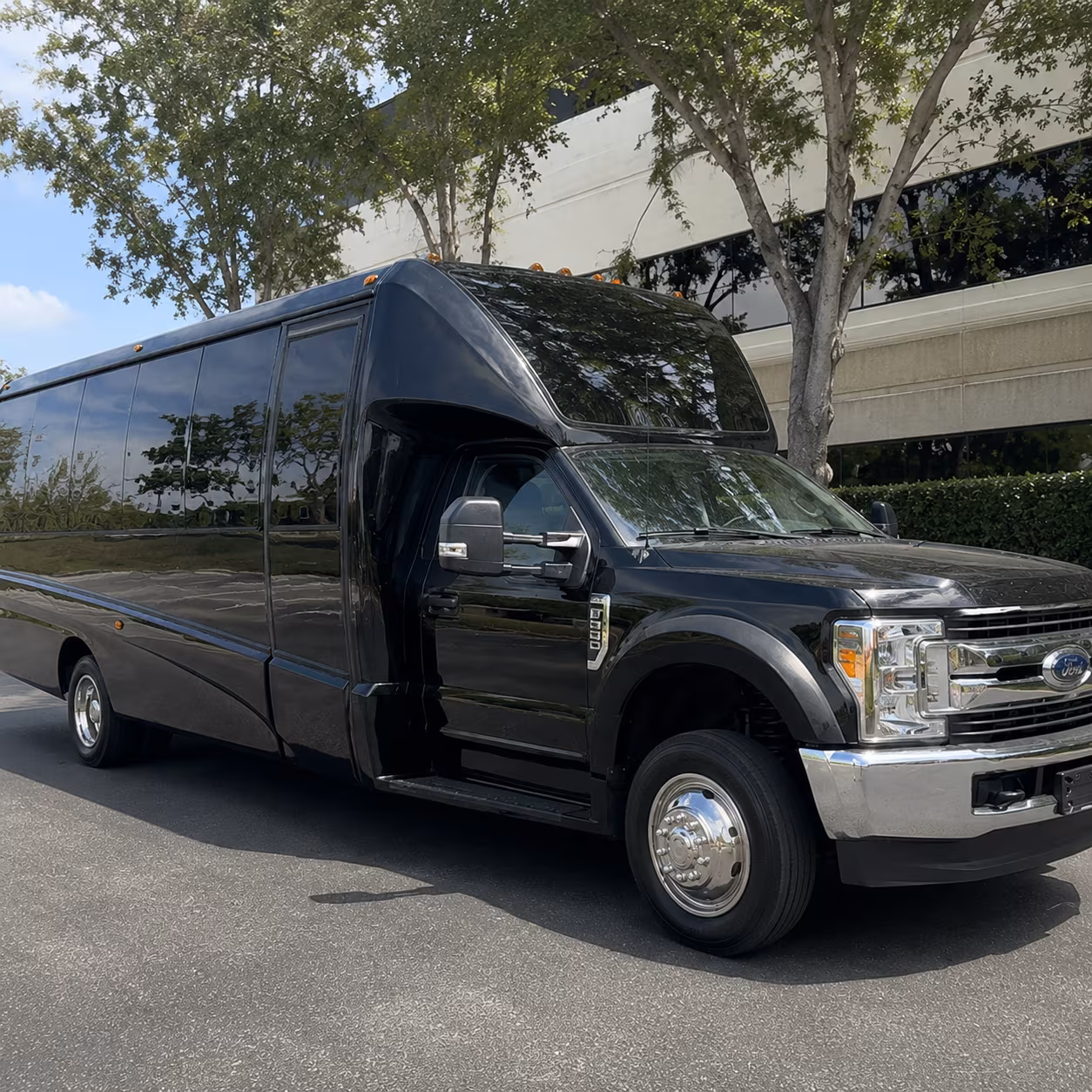 Sacramento Sporting Event Transportation party bus exterior