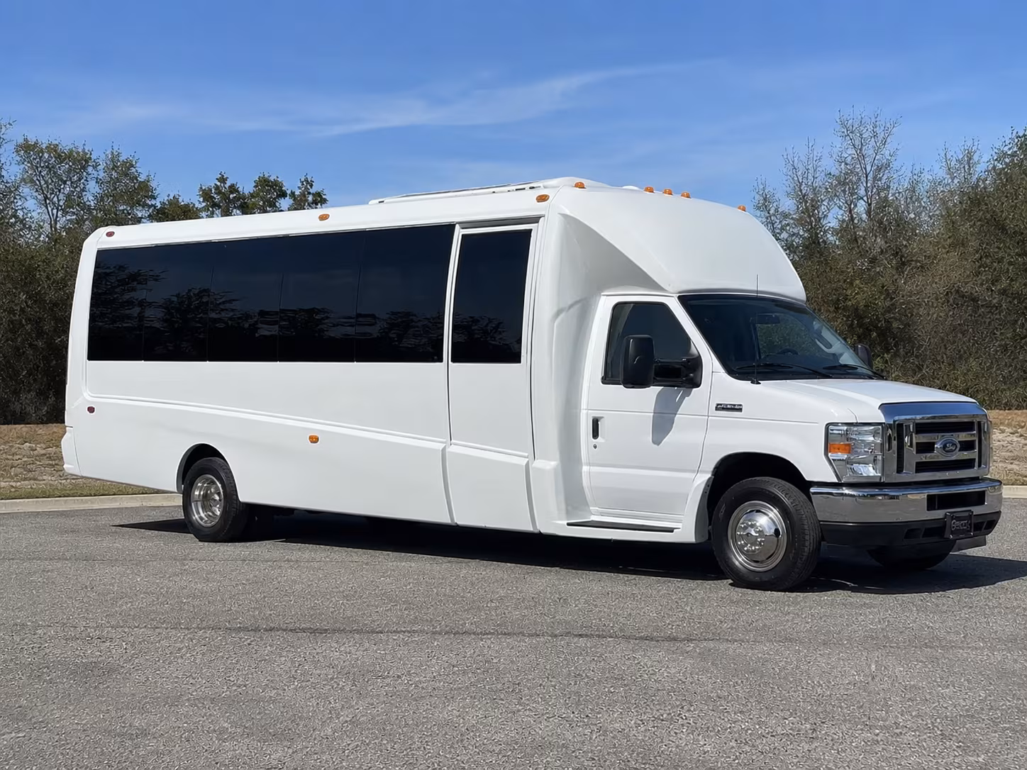 Sacramento Sporting Event Transportation party bus exterior